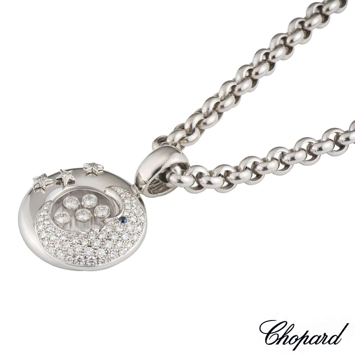 Chopard Happy Diamonds Moon Pendant | Rich Diamonds